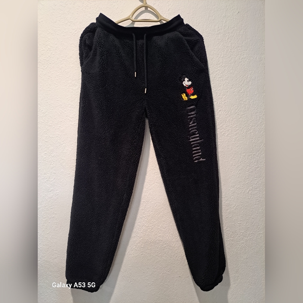 Disney Black Fleece Pants